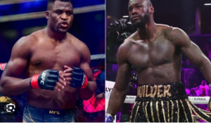 Deontay Wilder and Francis Ngannou